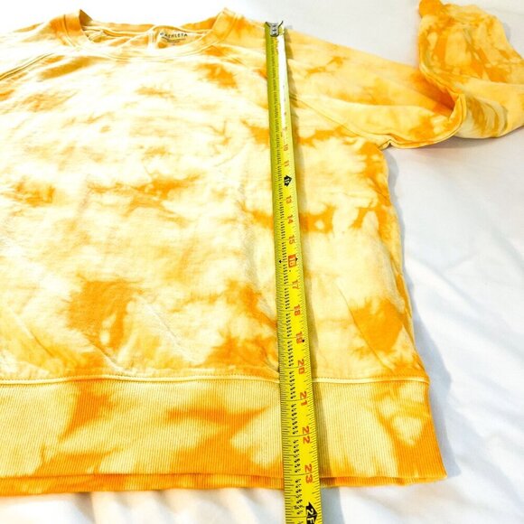 Athleta Sundown Sweatshirt Tie Dye Acapulco Orange Size Medium - Picture 9 of 11